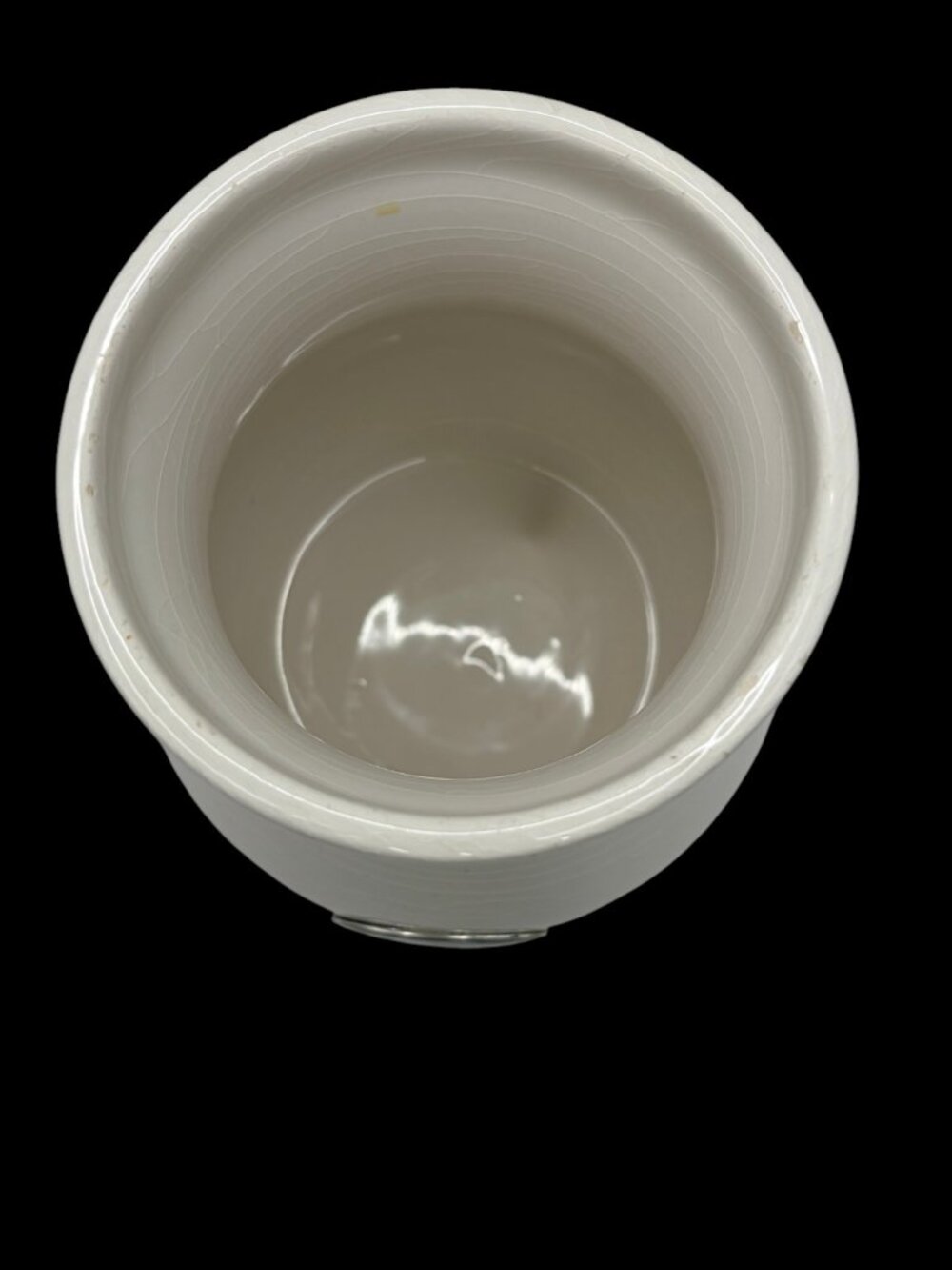 Arte Italica Lucchero White Ceramic Sugar Canister Pewter Lid Made in Italy 9" - Picture 7 of 14